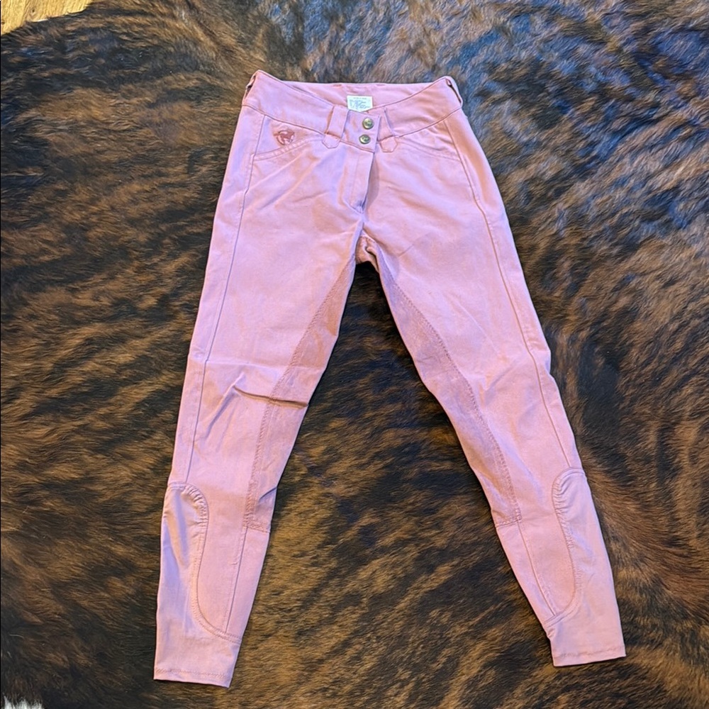 Rose Pink Piper Full Seat Breeches